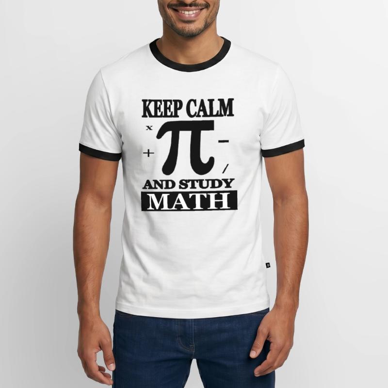 Math Study Math Student Math Gift Men's Ringer Shirt