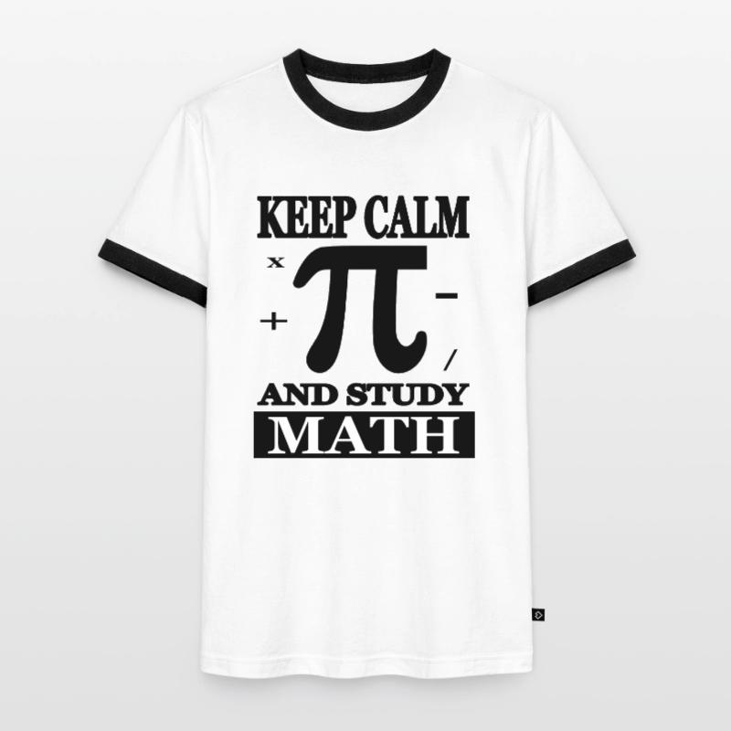 Math Study Math Student Math Gift Men's Ringer Shirt