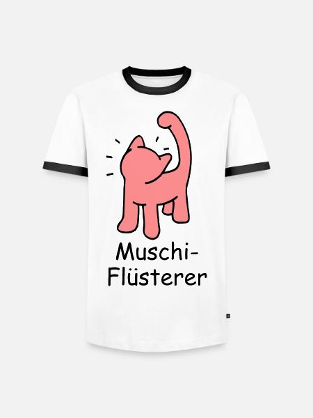 Pussy-whisperer: Clearly Ambiguous ... - Men's Ringer Shirt - white/black