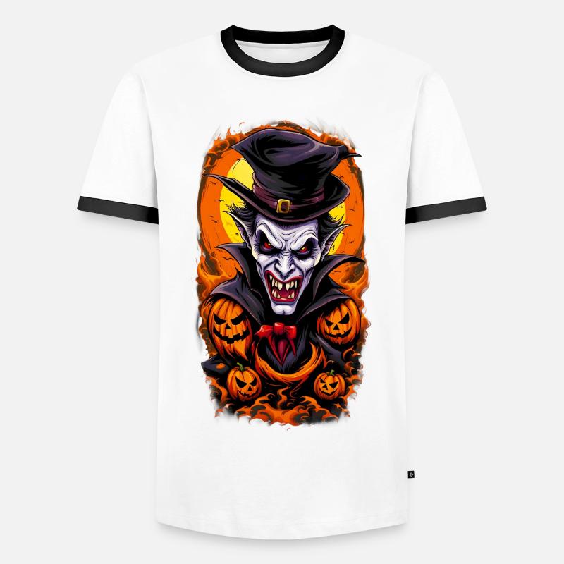 Vampire - Men's Ringer Shirt - white/black