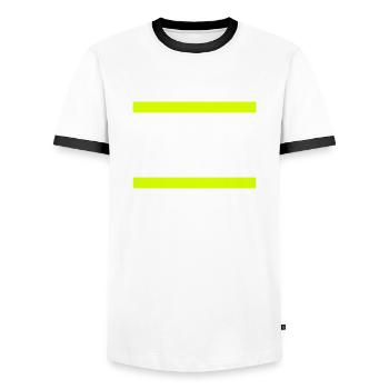 Kaukenberg Paderborn - Männer Kontrast-T-Shirt - Weiß/Schwarz - Vorne - AI Model Female 172 light (172cm) & AI Model Male 178 dark (178cm)