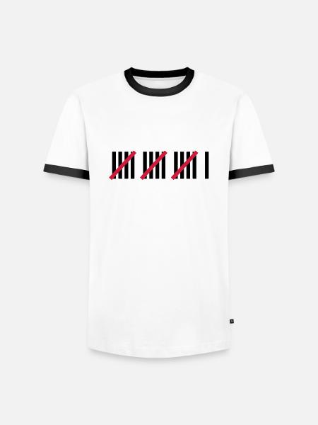 16th Birthday - Men's Ringer Shirt - white/black