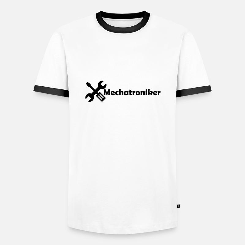 Mechatronics Engineer - Men's Ringer Shirt - white/black