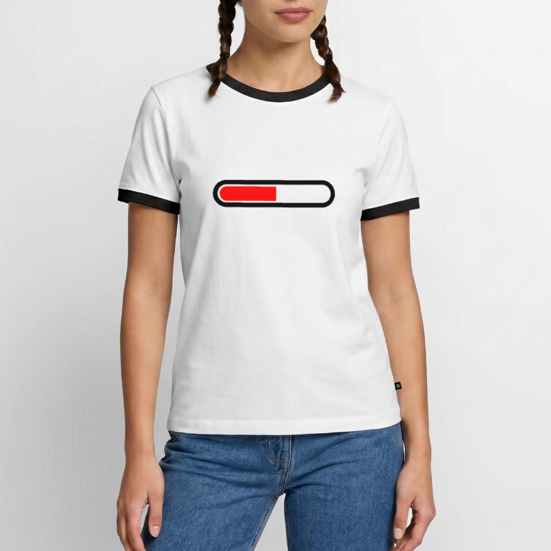 Loading bar vector loaded Loading Design 004 Men's Ringer Shirt