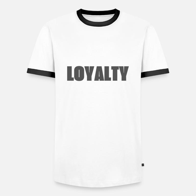 Loyalty - Men's Ringer Shirt - white/black
