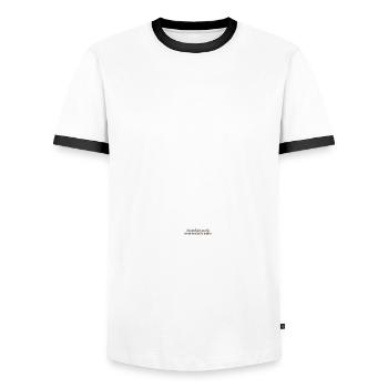 Braunlage ist wie New York - Männer Kontrast-T-Shirt - Weiß/Schwarz - Vorne - AI Model Female 172 light (172cm) & AI Model Male 178 dark (178cm)