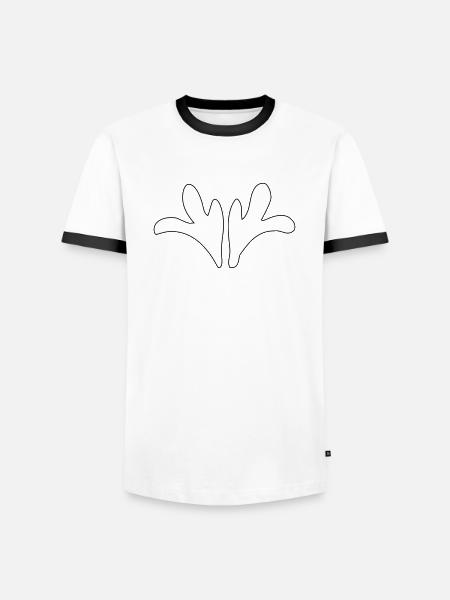 Ornament – Vectorgraphic - Men's Ringer Shirt - white/black