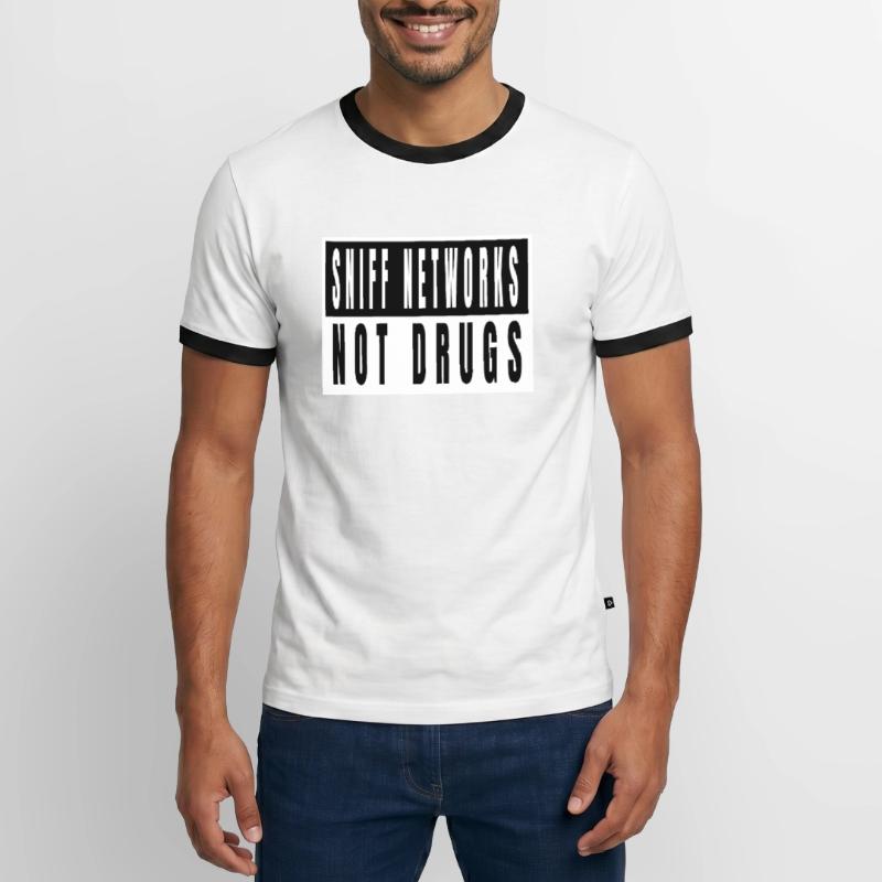 bday hacking computer hack the box statement fun Men's Ringer Shirt