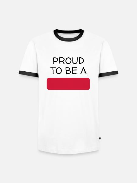 Customize it ! / Anpassen / Personnaliser - Men's Ringer Shirt - white/black