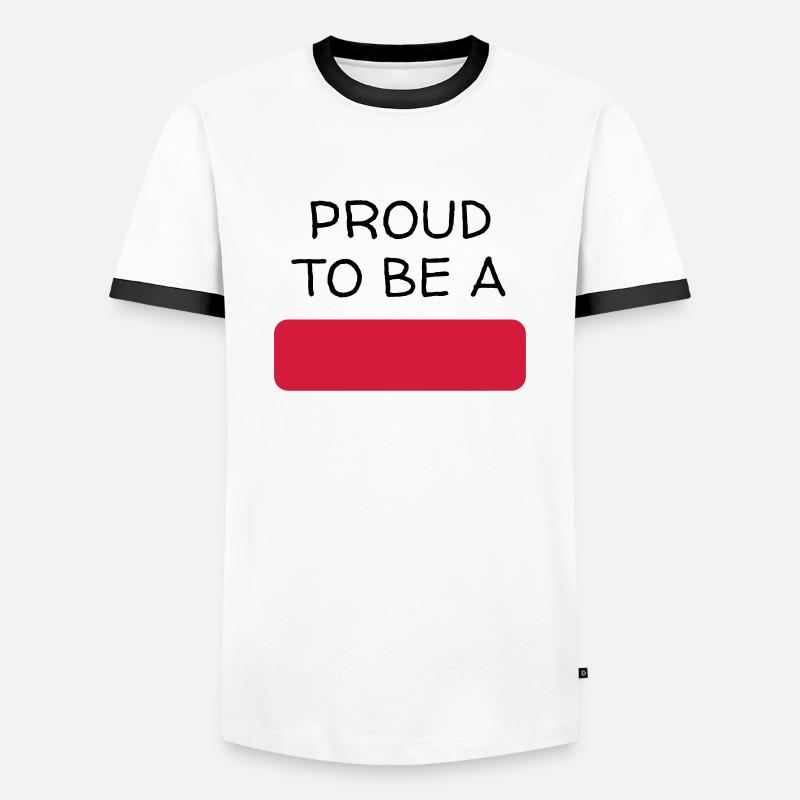 Customize it ! / Anpassen / Personnaliser - Men's Ringer Shirt - white/black