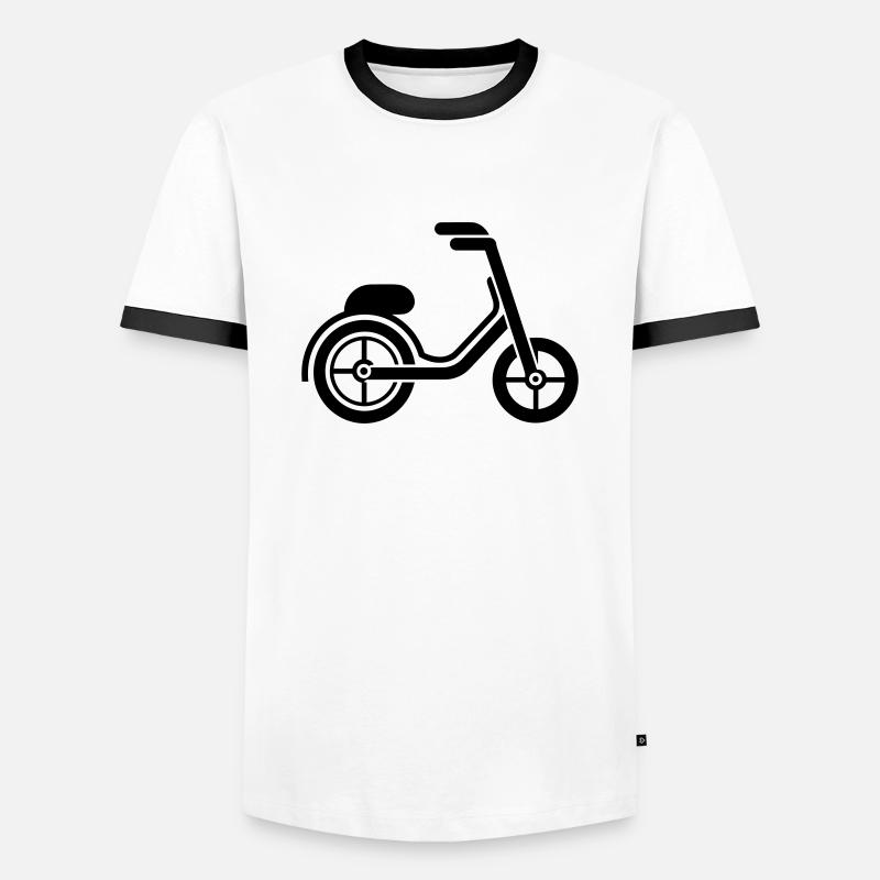 Tricycle - Men's Ringer Shirt - white/black