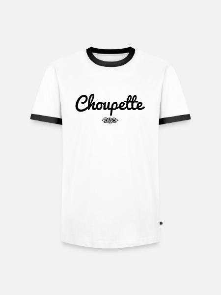 Choupette - T-shirt contrasté Homme - blanc/noir