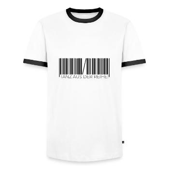 Cooler Spruch Coole Sprüche Tanz - Männer Kontrast-T-Shirt - Weiß/Schwarz - Vorne - AI Model Female 172 light (172cm) & AI Model Male 178 dark (178cm)