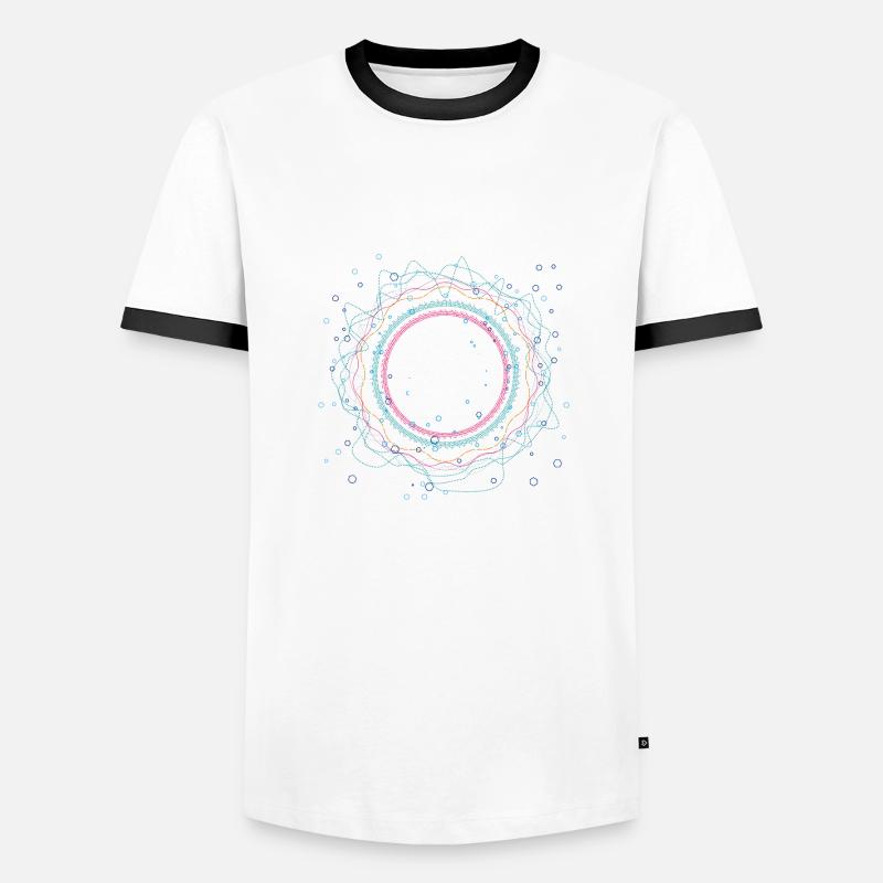 Data science - Men's Ringer Shirt - white/black