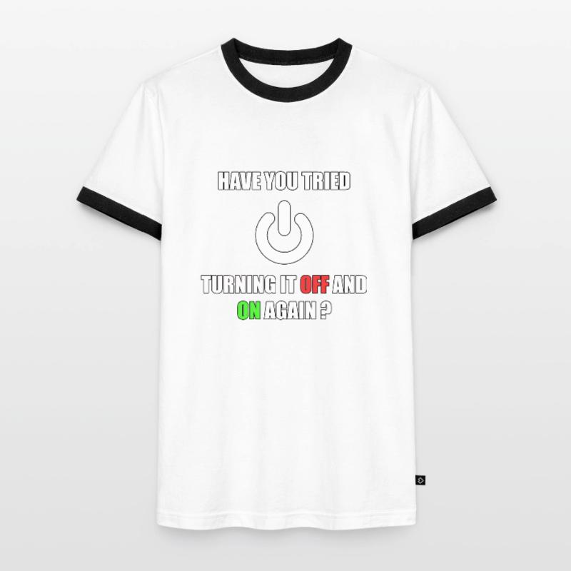 Computer Nerd Computer Scientist IT Programmer Men's Ringer Shirt