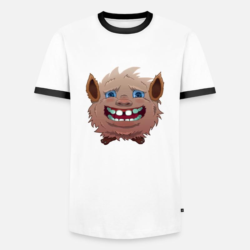 Furry - Men's Ringer Shirt - white/black