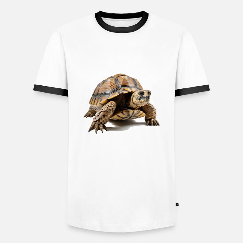 Turtles are impressive creatures - Men's Ringer Shirt - white/black