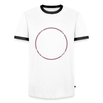 writing inspiration statement innovative ideas - Men's Ringer Shirt - white/black - Front - AI Model Female 172 light (172cm) & AI Model Male 178 dark (178cm)