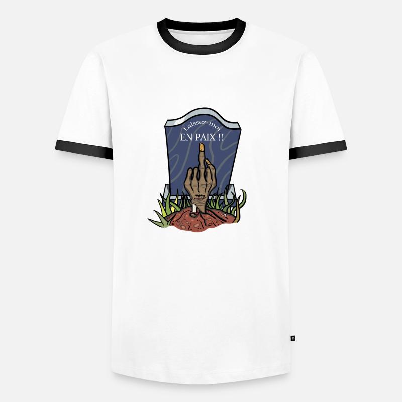 Zombie hand! - Men's Ringer Shirt - white/black