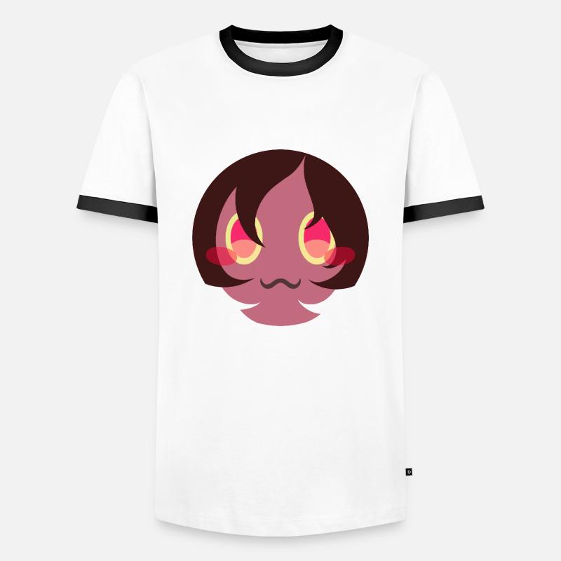 Succubus Eclipse - Männer Kontrast-T-Shirt - Weiß/Schwarz