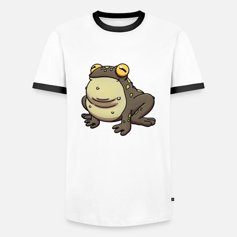 Toad/Frog - Men's Ringer Shirt - white/black