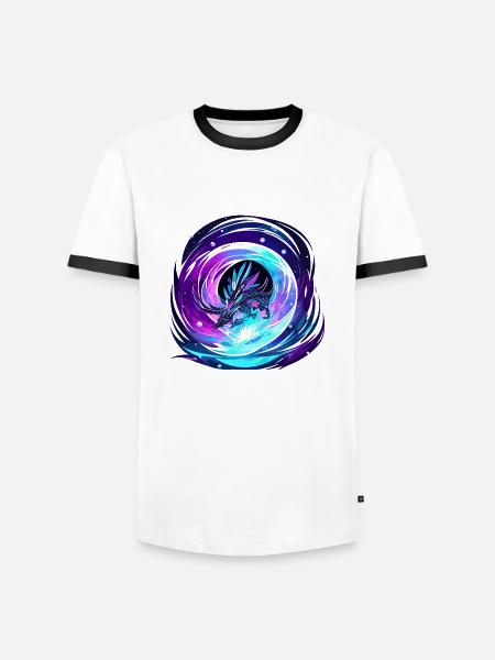 The Beings above us - Men's Ringer Shirt - white/black