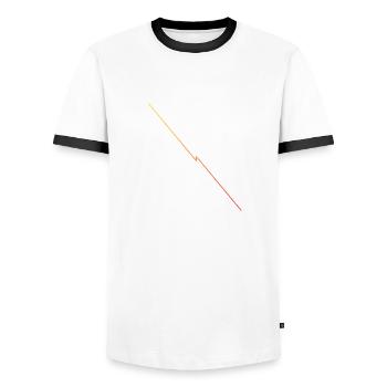 danke geschenkidee frauenrechte beziehung - Männer Kontrast-T-Shirt - Weiß/Schwarz - Vorne - AI Model Female 172 light (172cm) & AI Model Male 178 dark (178cm)
