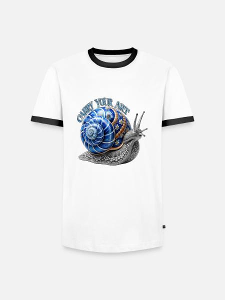 Carry Your Art - Men's Ringer Shirt - white/black