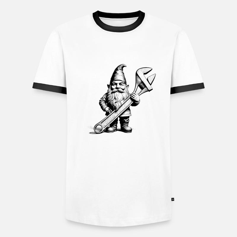 Dwarf - Men's Ringer Shirt - white/black