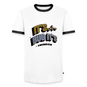 Programmation Codage Citation drôle citation Science des données - T-shirt contrasté Homme - blanc/noir - Devant - AI Model Female 172 light (172cm) & AI Model Male 178 dark (178cm)