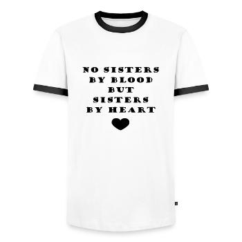 Freundinnen Geschenk Geburtstag - Männer Kontrast-T-Shirt - Weiß/Schwarz - Vorne - AI Model Female 172 light (172cm) & AI Model Male 178 dark (178cm)