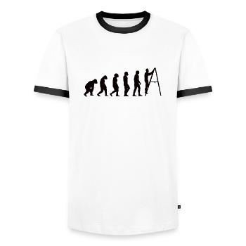 Handwerker Schraubendreher Mechaniker Handwerk - Männer Kontrast-T-Shirt - Weiß/Schwarz - Vorne - AI Model Female 172 light (172cm) & AI Model Male 178 dark (178cm)