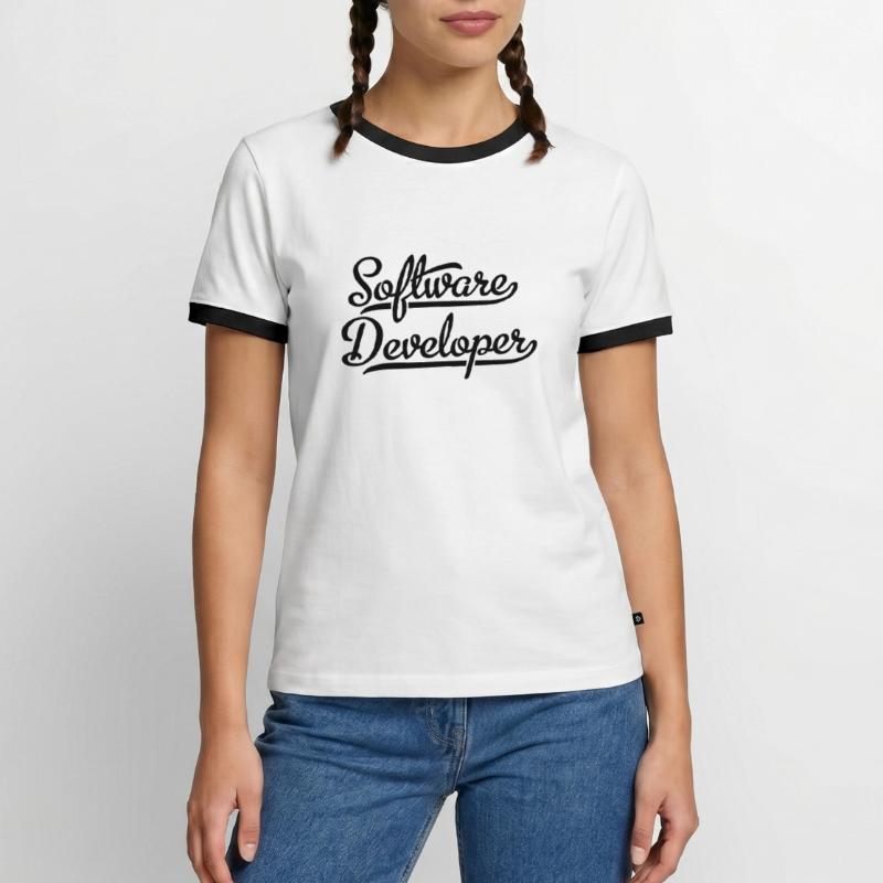 Software Developer Men's Ringer Shirt