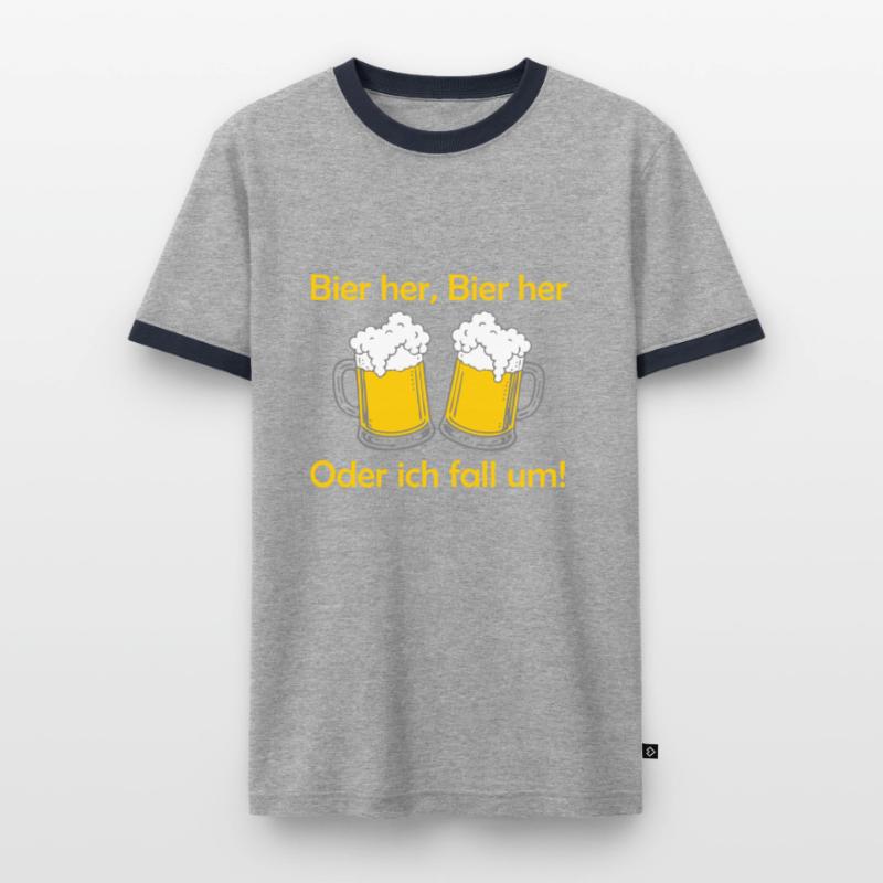 Bees here, Bees here - oder ich fall um! Men's Ringer Shirt