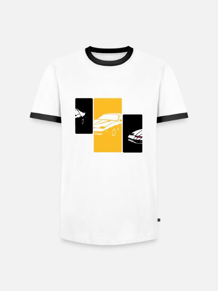 transam - Men's Ringer Shirt - white/black