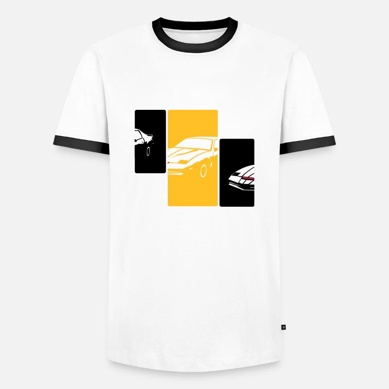 transam - Men's Ringer Shirt - white/black