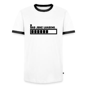 chargement du mauvais joker - T-shirt contrasté Homme - blanc/noir - Devant - AI Model Female 172 light (172cm) & AI Model Male 178 dark (178cm)
