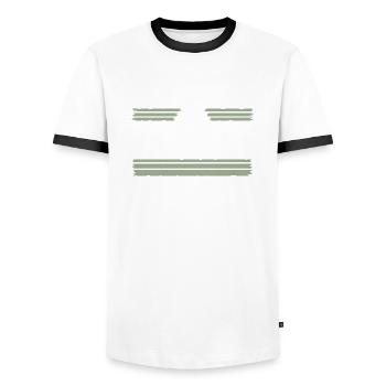 quote chop wood union carpenter birthday gift - Men's Ringer Shirt - white/black - Front - AI Model Female 172 light (172cm) & AI Model Male 178 dark (178cm)