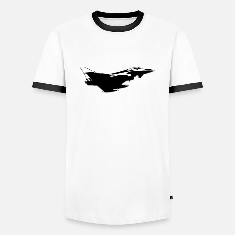 Ev - Men's Ringer Shirt - white/black