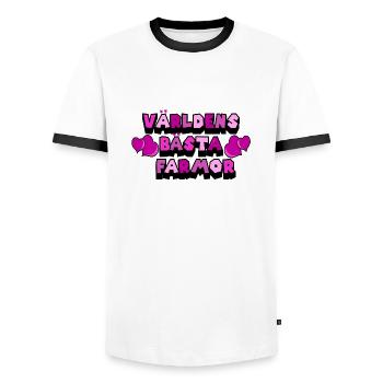 Beste Oma Oma Opa Opa Geburtstag Nana - Männer Kontrast-T-Shirt - Weiß/Schwarz - Vorne - AI Model Female 172 light (172cm) & AI Model Male 178 dark (178cm)