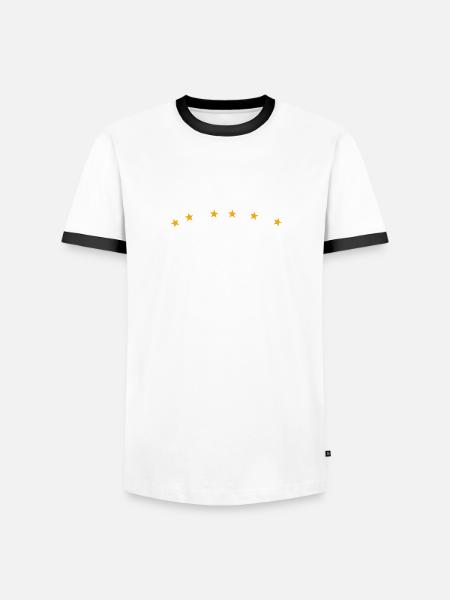 Jahrgang ist 2016 - Männer Kontrast-T-Shirt - Weiß/Schwarz