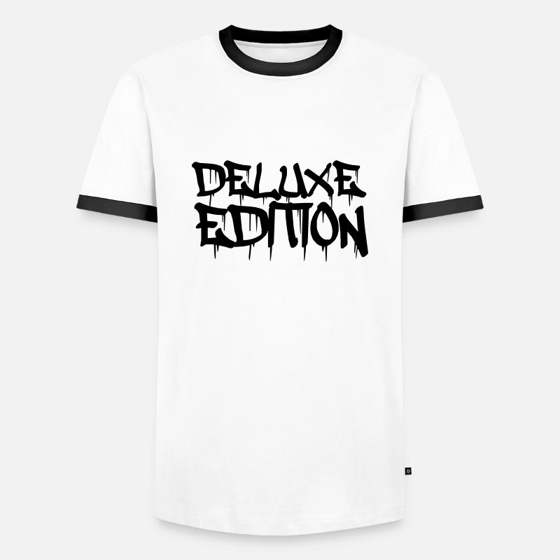 Deluxe Edition - Men's Ringer Shirt - white/black