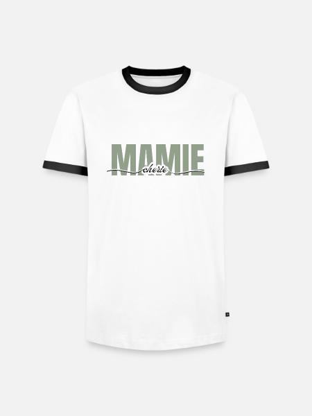 Granny Darling - Grandma Gift - Men's Ringer Shirt - white/black