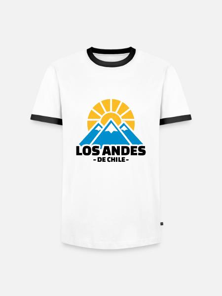 Chile - Men's Ringer Shirt - white/black