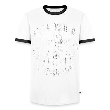 Armwrestling Armdrücken Kraftsport Sport Geschenk - Männer Kontrast-T-Shirt - Weiß/Schwarz - Vorne - AI Model Female 172 light (172cm) & AI Model Male 178 dark (178cm)