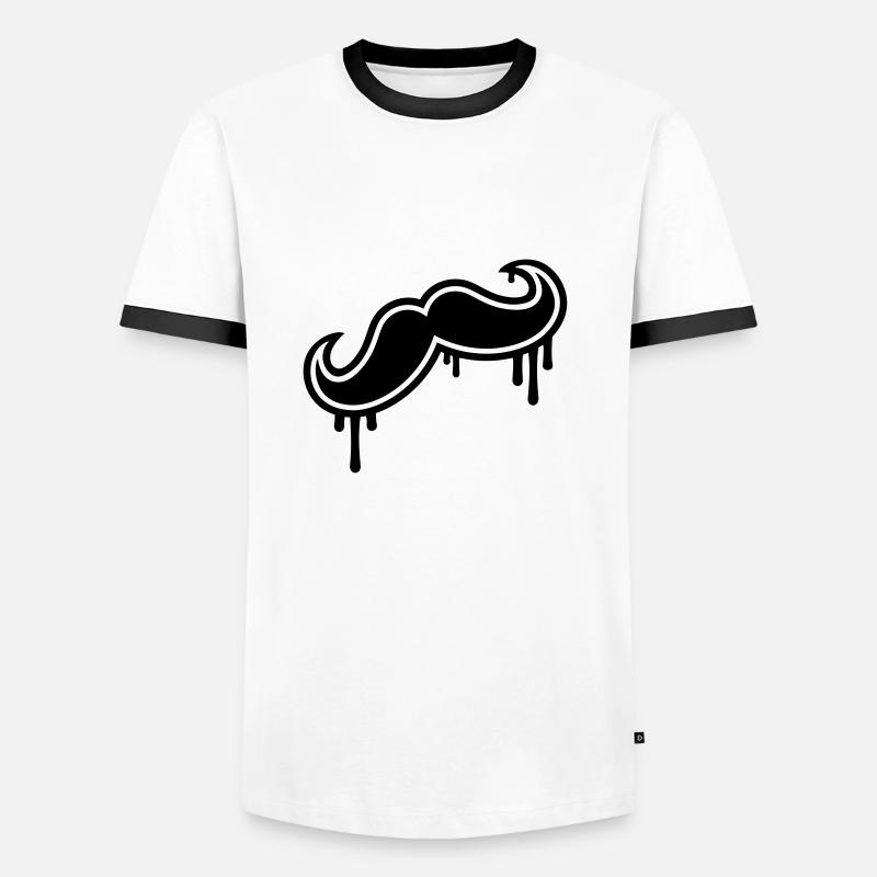Moustache - Men's Ringer Shirt - undefined
