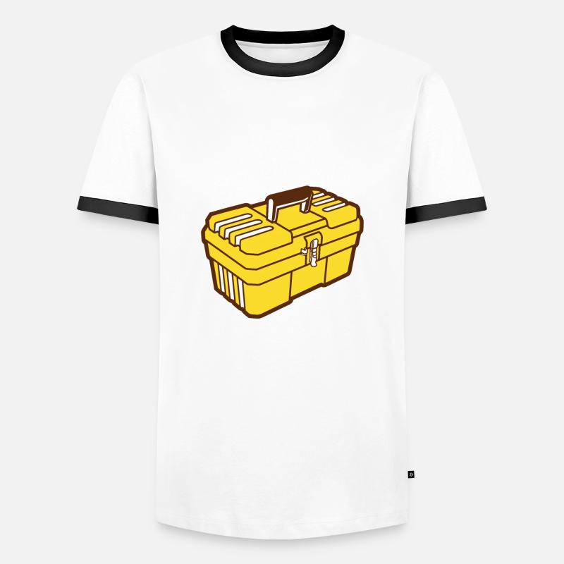 Tool case - Men's Ringer Shirt - white/black