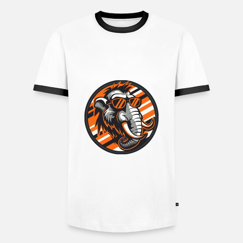Mammut Comic Cool Summer - Men's Ringer Shirt - white/black