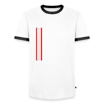 Es ist ein guter Tag, um ein Buch zu lesen Schule Lesen Liebe - Männer Kontrast-T-Shirt - Weiß/Schwarz - Vorne - AI Model Female 172 light (172cm) & AI Model Male 178 dark (178cm)