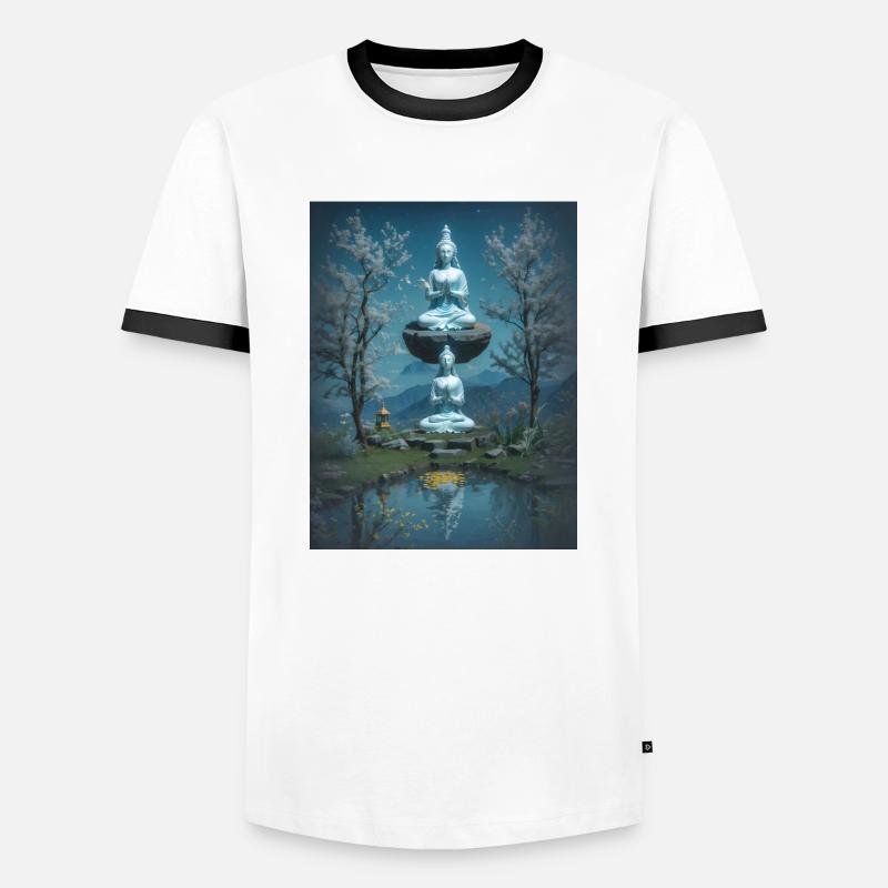 Harmony & Harmony - Men's Ringer Shirt - white/black